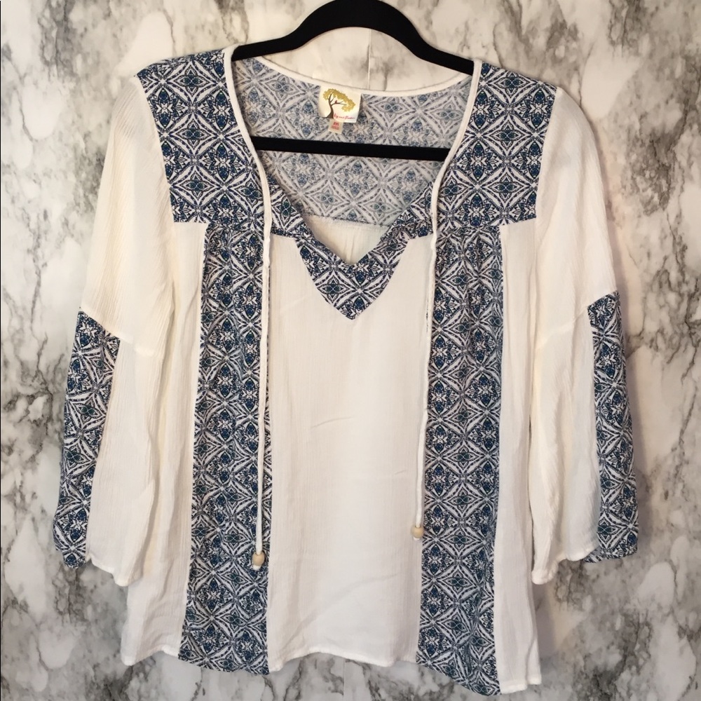 Fig and Flower Anthropologie Blouse